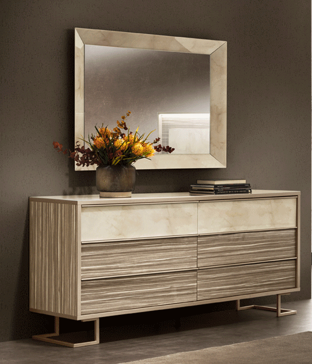 Clearance Bedroom Luce Double dresser / mirror
