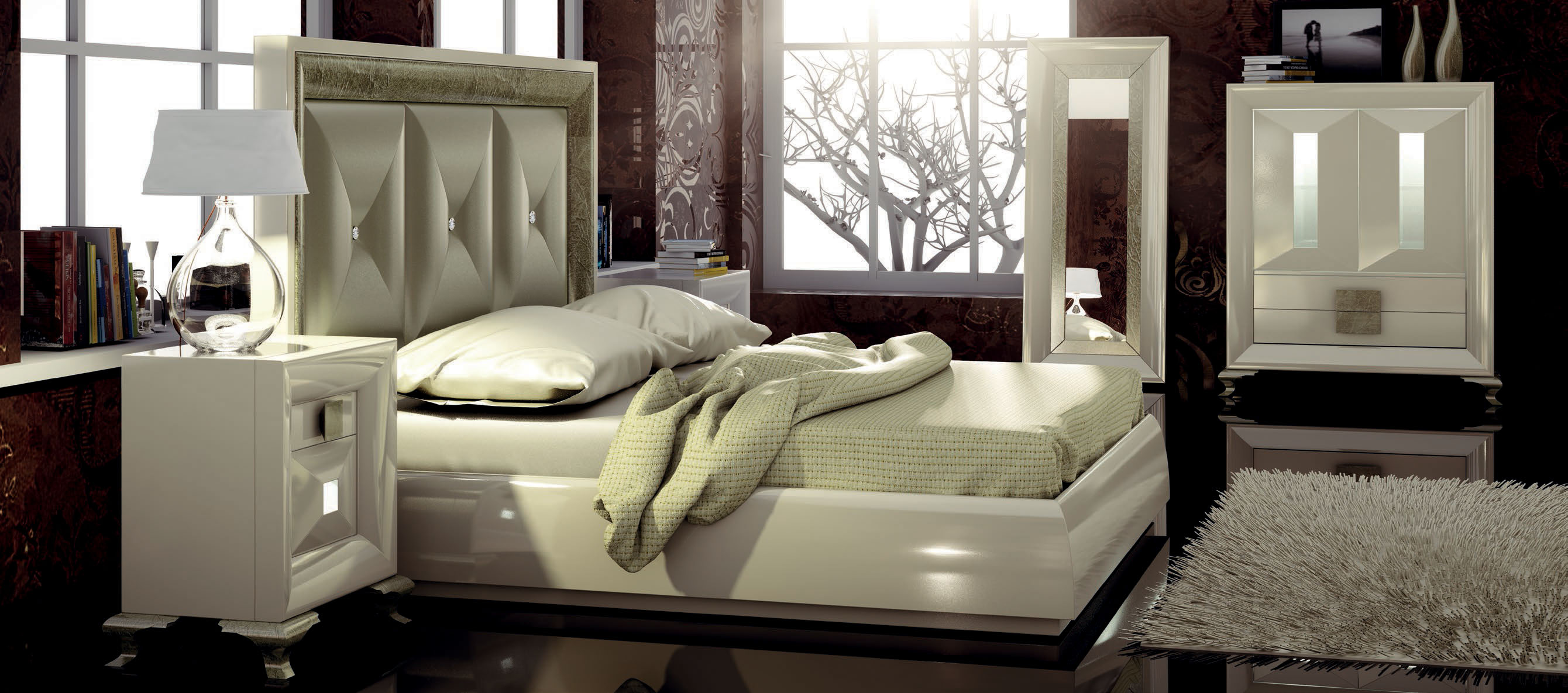 Bedroom Furniture Modern Bedrooms QS and KS DOR 145